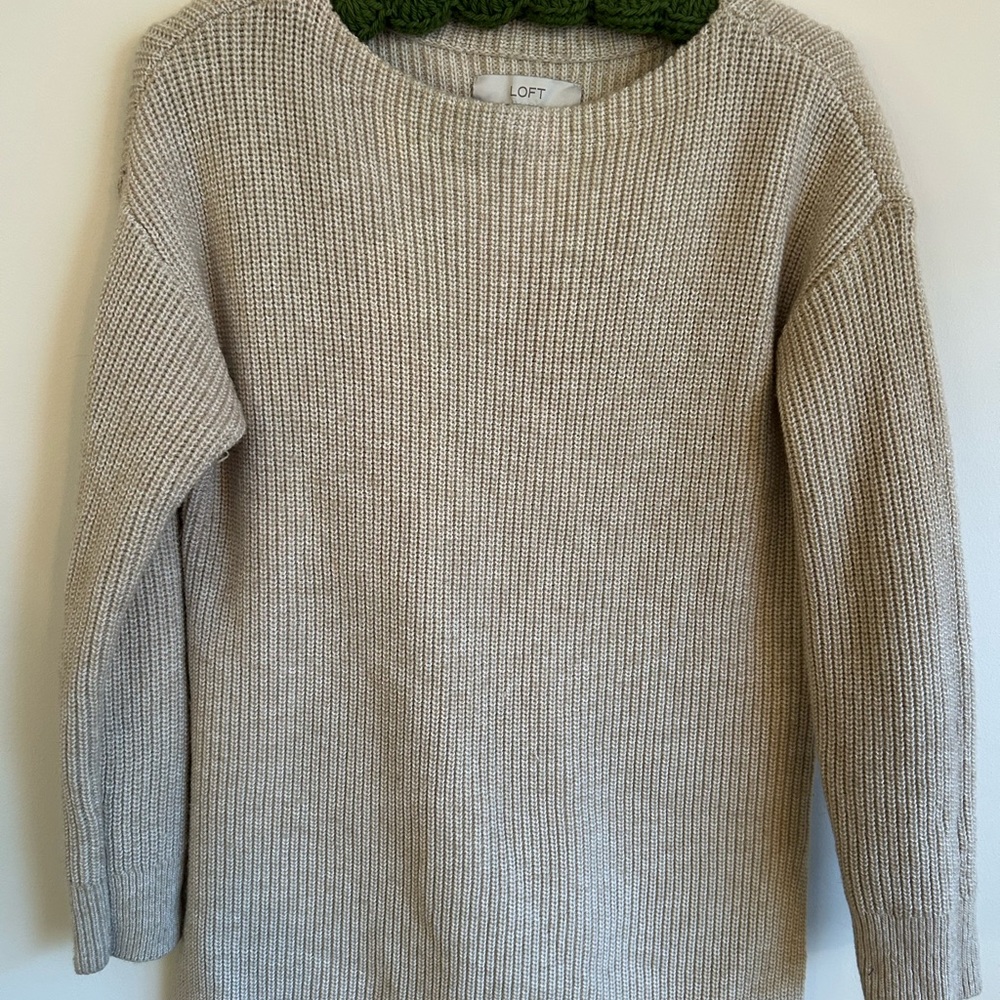 LOFT Women's Beige Sweater